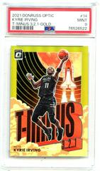 Kyrie Irving [Gold] #14 Basketball Cards 2021 Panini Donruss Optic T Minus 3 2 1 Prices