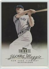 Joe DiMaggio [Black] #16 Baseball Cards 2012 Topps Tribute Prices