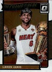 Lebron James Basketball Cards 2016 Panini Donruss Optic the Champ Is Here Prices