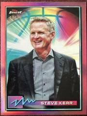 Steve Kerr [Pink Refractor] #25 Basketball Cards 2021 Topps Finest Prices