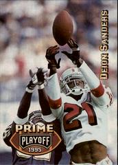 Deion Sanders Football Cards 1995 Playoff Prime Prices