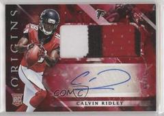 Calvin Ridley [Red] Football Cards 2018 Panini Origins Rookie Autographs Prices