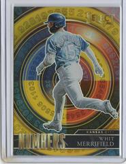 Whit Merrifield [Gold] Baseball Cards 2022 Panini Select Numbers Prices