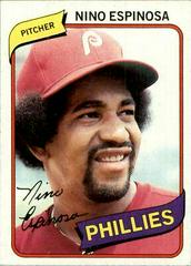 Nino Espinosa Baseball Cards 1980 Topps Prices