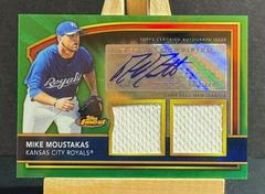Mike Moustakas [Dual Relic Autograph Refractor] #98 Baseball Cards 2011 Finest Prices