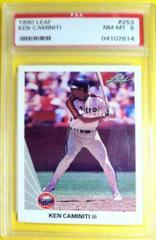 Ken Caminiti #253 Baseball Cards 1990 Leaf Prices