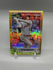 Shohei Ohtani [Gold] #1 Baseball Cards 2022 Topps Chrome Logofractor Prices