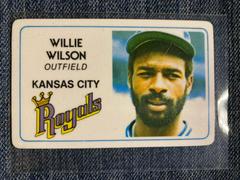 Willie Wilson Baseball Cards 1981 Perma Graphics Super Star Credit Card Prices