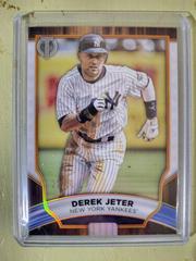 Derek Jeter [Orange] #15 Baseball Cards 2022 Topps Tribute Prices