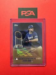 Josh Smith [Gold] #WSA-JS Baseball Cards 2024 Topps World Series Champion Autograph Prices