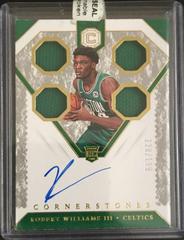 Robert Williams III [Rookie Autograph Relics] Basketball Cards 2018 Panini Cornerstones Prices