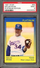 Nolan Ryan #64 Baseball Cards 1991 Star Platinum Edition Prices