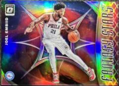 Joel Embiid [Pink] Basketball Cards 2019 Panini Donruss Optic Fantasy Stars Prices