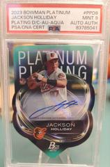 Jackson Holliday [Autograph Aqua] #PPD-8 Baseball Cards 2023 Bowman Platinum Plating Die Cut Prices
