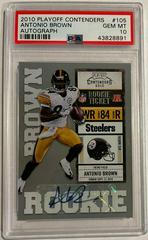 Antonio Brown [Autograph] Football Cards 2010 Playoff Contenders Prices