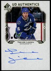 Trevor Linden Hockey Cards 2021 SP Authentic UD Autographs Prices