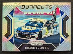 Chase Elliott [Prizm] #B7 Racing Cards 2021 Panini Prizm Burnouts Prices
