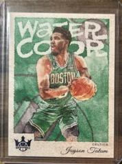 Jayson Tatum [Sapphire] #24 Basketball Cards 2022 Panini Court Kings Water Color Prices