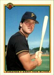 Andy Van Slyke #171 Baseball Cards 1990 Bowman Tiffany Prices