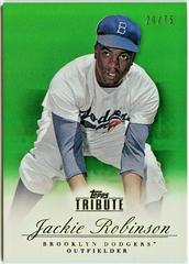 Jackie Robinson [Green] #92 Baseball Cards 2012 Topps Tribute Prices