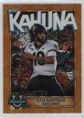 Sam Hartman [Orange] #TBK-14 Football Cards 2022 Bowman Chrome University The Big Kahuna Prices