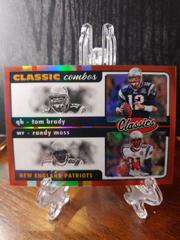 Randy Moss, Tom Brady [Red] #CC-5 Football Cards 2022 Panini Classics Combos Prices