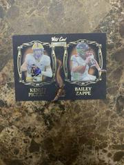 Kenny Pickett, Bailey Zappe [Black Bronze] Football Cards 2022 Wild Card Matte Dueling Guns Prices