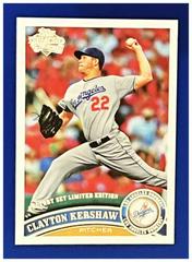 Clayton Kershaw #275 Baseball Cards 2011 Topps Diamond Anniversary Factory Set Limited Edition Prices