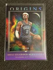 Shai Gilgeous-Alexander [Purple FOTL] #23 Basketball Cards 2023 Panini Origins Prices