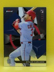 Dylan Carlson #FRD-DC Baseball Cards 2021 Topps Finest Rookie Design Variation Prices