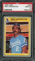 Onix Concepcion Baseball Cards 1985 Fleer Prices