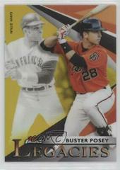 Buster Posey, Willie Mays [Gold Refractor] #FL-BP Baseball Cards 2021 Topps Finest Legacies Prices