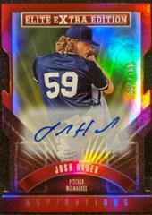 Josh Hader [Orange Status Die Cut Signature] #100 Baseball Cards 2015 Panini Elite Extra Edition Prices