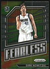 Dirk Nowitzki #9 Basketball Cards 2022 Panini Prizm Fearless Prices