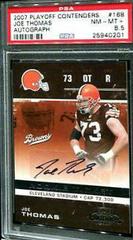Joe Thomas [Autograph] #168 Football Cards 2007 Playoff Contenders Prices