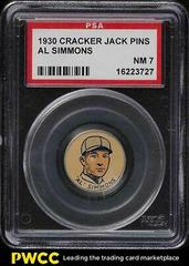 Al Simmons Baseball Cards 1930 Cracker Jack Pins Prices