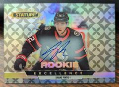 Shane Pinto [Autograph] #RE-6 Hockey Cards 2021 Upper Deck Stature Rookie Excellence Prices