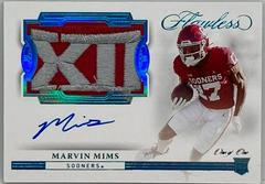 Marvin Mims [Horizontal Patch Autograph Platinum] #155 Football Cards 2023 Panini Flawless Collegiate Prices