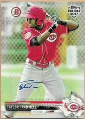 Taylor Trammell [Autograph] #TH-TT Baseball Cards 2017 Topps Holiday Bowman Prices