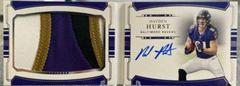Hayden Hurst Football Cards 2018 National Treasures Rookie Jumbo Prime Signatures Booklet Prices