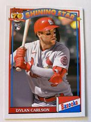 Dylan Carlson #91BZ-5 Baseball Cards 2021 Topps Archives 1991 Bazooka Shining Stars Prices