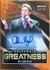 William Regal [Autograph] #UG-20 Wrestling Cards 2021 Topps Finest WWE Uncrowned Greatness Prices