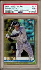 Aaron Judge [Batting Gold Refractor] Baseball Cards 2019 Topps Chrome Prices