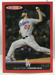 Clayton Kershaw [Red] #17 Baseball Cards 2019 Topps Total Prices
