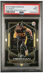 T.J. Watt [Electric Etch Yellow] #29 Football Cards 2019 Panini Obsidian Prices