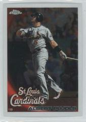 Albert Pujols #32 Baseball Cards 2010 Topps Chrome Prices