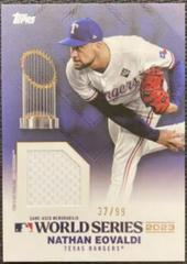 Nathan Eovaldi Baseball Cards 2024 Topps World Champion Relic Prices