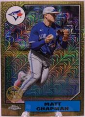 Matt Chapman [Gold] #T87C-14 Baseball Cards 2022 Topps Update 1987 Chrome Prices