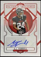 A. J. Terrell [Signature Jersey Number Red] #102 Football Cards 2020 Panini National Treasures Prices