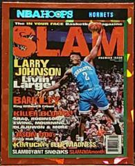 Larry Johnson [Green Ice] Basketball Cards 2021 Panini Hoops SLAM Prices